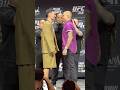 DUSTIN POIRIER AND MAX HOLLOWAY SHOW RESPECT AT UFC 318 PRESS CONFERENCE FACE OFF