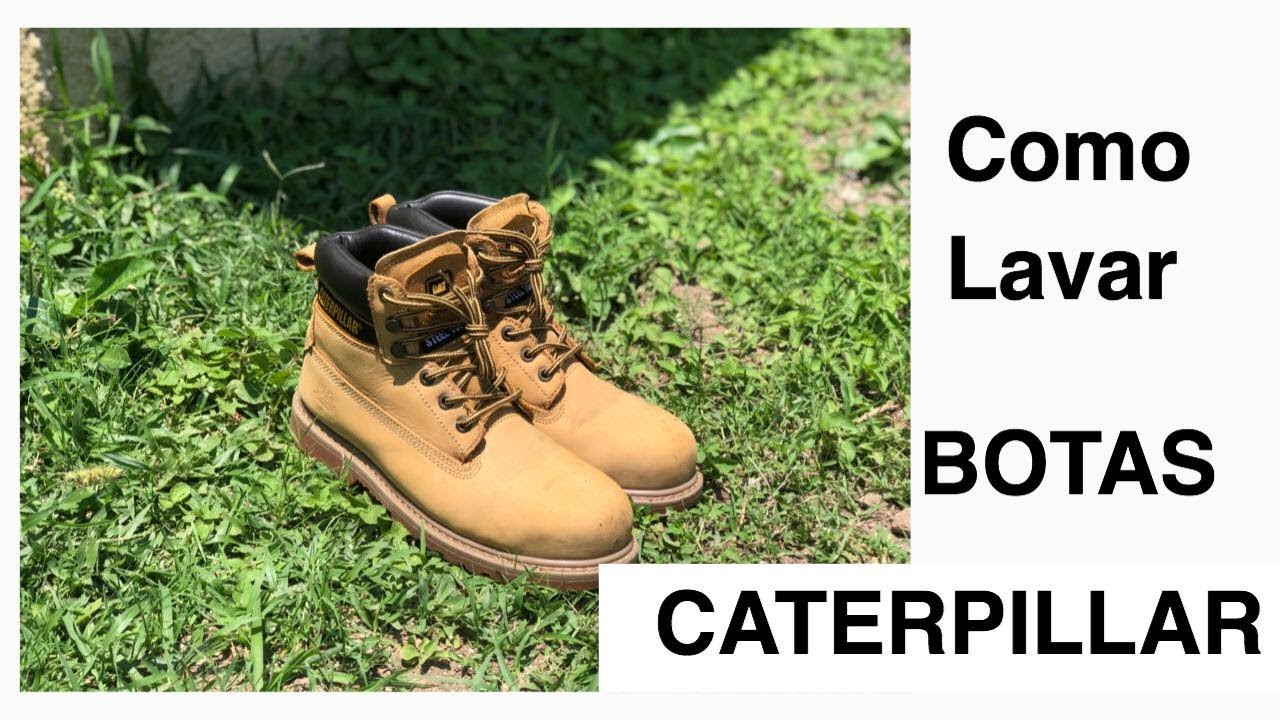 COMO LAVAR BOTAS CATERPILLAR CORRECTAMENTE (SIN DAÑAR EL MATERIAL)