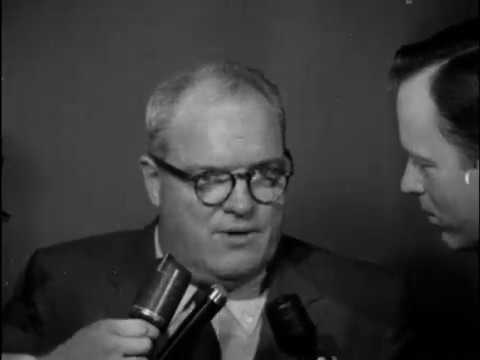 1957 Horace Stoneham discusses New York Giants move to San Francisco