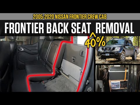 Nissan Frontier Crew Cab 40% Back Seat Delete
