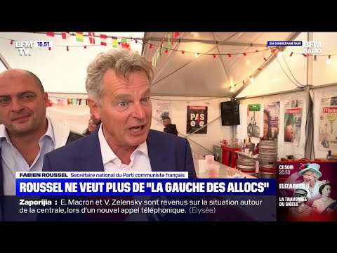À la Fête de l'Huma, les propos de Fabien Roussel sur "la gauche des allocs" font polémique