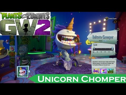 Plants vs Zombies Garden Warfare 2 - Unlocking Unicorn Chomper