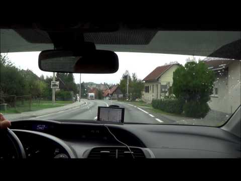 Driving from INA Slunj gas station to Donje Taboriste - Croatia (Hrvatska)