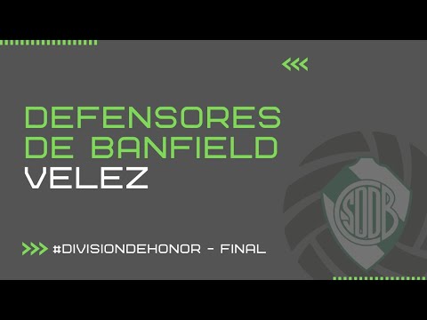 #DivisionDeHonor || Final Copa Metropolitana - Defe Vs Vez