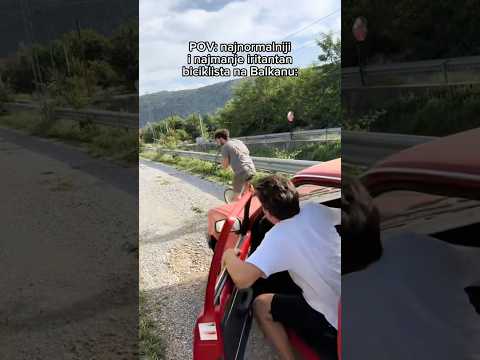 BICIKLISTA I VOZAČ SE POBILI