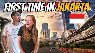 OUR FIRST TIME in JAKARTA SHOCKED US! 🇮🇩 FIRST DAY in INDONESIA