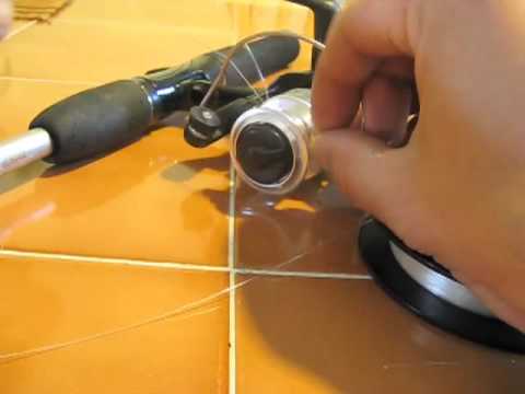 comment monter nylon moulinet