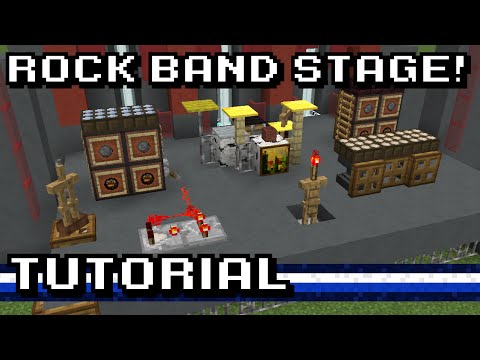 Pixlriffs - Minecraft: Rock Band Stage! [Tutorial]