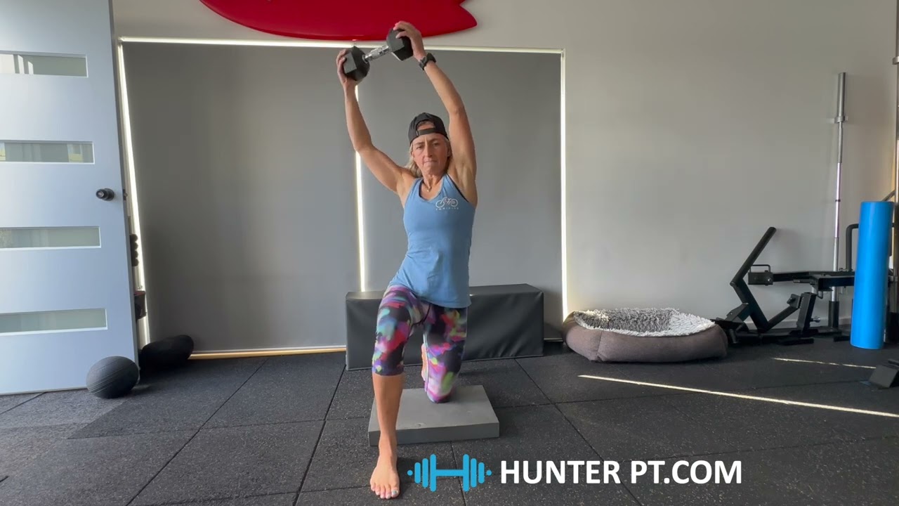 Half Kneeling Dumbbell Swing