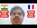 Indian Speaking FRENCH Language Indian Speaks French Kamlakh Speaks