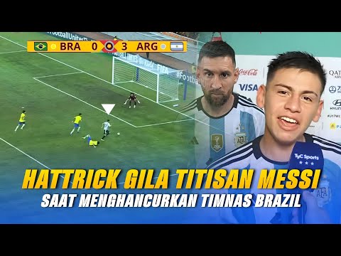 Munculnya Messi Muda Di Indonesia!! Reaksi Claudio Echeverri Saat Dipanggil Messi Usai Habisi Brazil