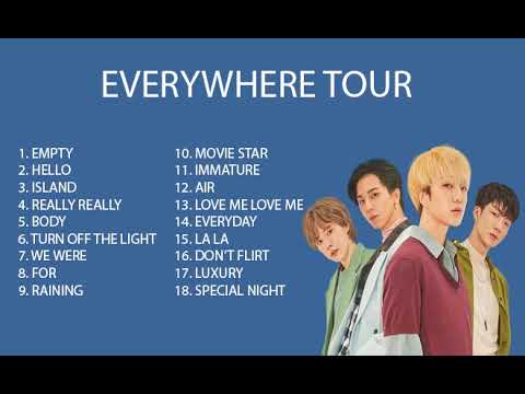 EVERYWHERE TOUR SETLIST - WINNER