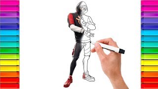 How To Draw Ikonik Fortnite Character Skin