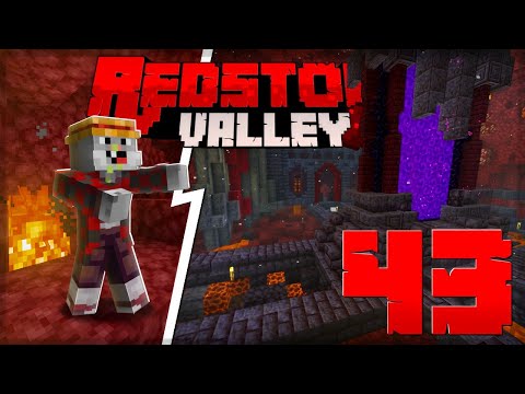 COMEÇAMOS o PROJETO NETHER HUB!!! - Redstone Valley #43 (Minecraft Bedrock)