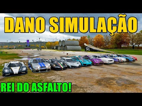 REI DO ASFALTO COM DANO SIMULAÇÃO - FORZA HORIZON 4 FERRARI FXX - GAMEPLAY