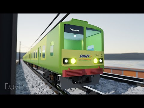 Irish Rail Dart Class 8500 Animation
