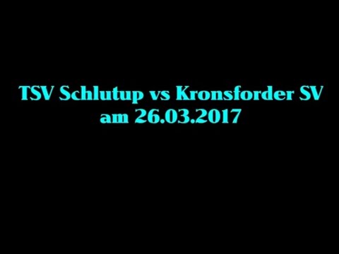 TSV Schlutup vs.  Kronsforder SV 2016/2017