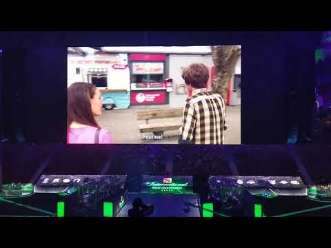 DotA2 TI8 - Dendi and RTZ show Kaci & Slacks Vancouver - Live
