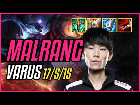 MALRANG - VARUS vs SERAPHINE ADC - EUW MASTER - PATCH 11.9