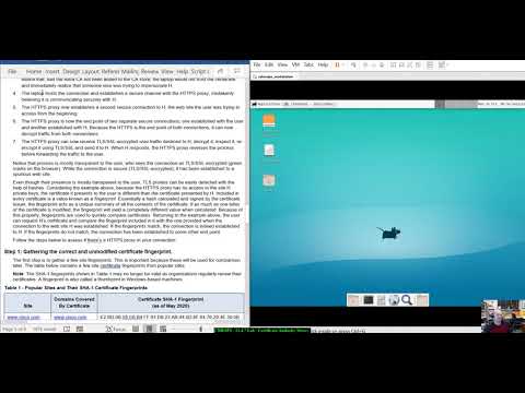 CBROPS - 21.4.7 Lab - Certificate Authority Stores