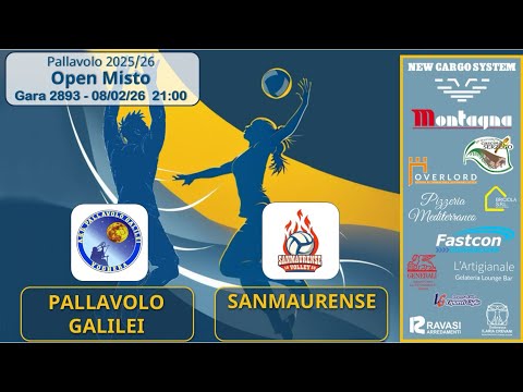 Open Misto - Pallavolo Galilei vs Sanmaurense - 08/02/2026