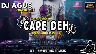 Download lagu DJ AGUS TERBARU LAGU CAPE DEH DANGDUT FULL BASS SOUND FYP TIKTOK BARU DUGEM 2026 mp3
