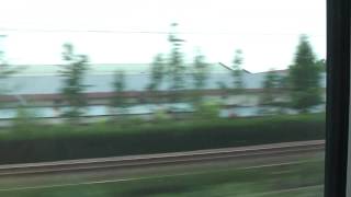 preview picture of video '中国版新幹線 CRH-2 はやてベース 車窓 常州站出発時'