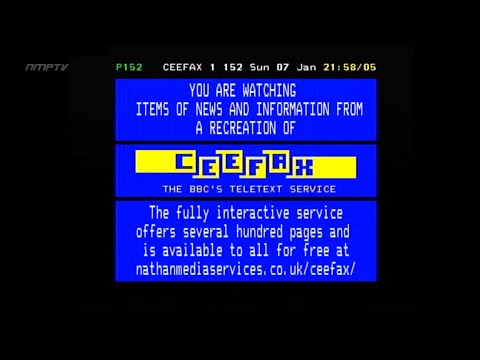 Pages from Ceefax