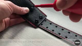 Video thumbnail for Lenght Adjustment Guitar Strap RAW IV, Raw V, Gary Holt Signature by Lars Richter