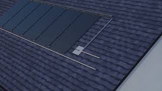 Thermax Solar Pool Installation - Roof Mount