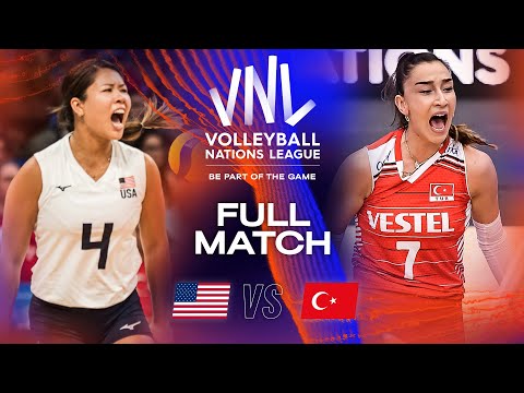 🇺🇸 USA vs. 🇹🇷 TUR - Full Match | Semifinals | Women's VNL 2023