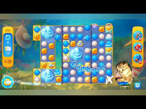 Fishdom 2022, no Boosters,   847   level  -  прохождение без бустеров,   847  уровень.