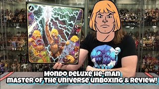Deluxe He-Man Mondo Masters of the Universe Unboxing & Review!