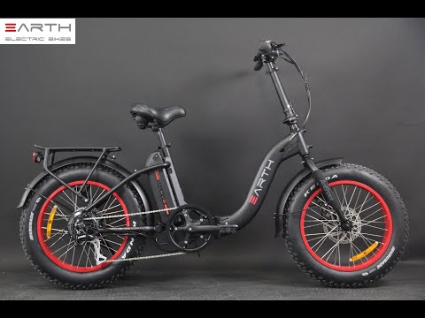 Earth anteBike fat tire folding electric bike