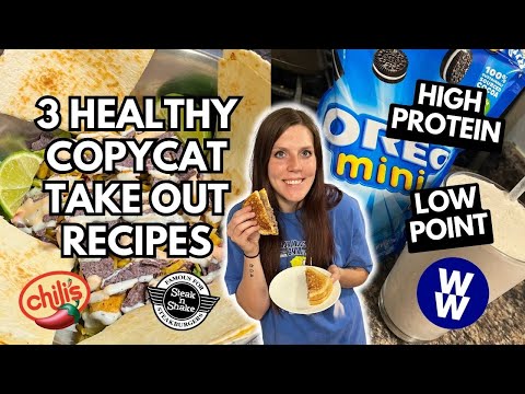 3 HEALTHY COPYCAT TAKE OUT MEALS AT HOME | WW Points | HIGH PROTEIN & low calorie fast food at HOME