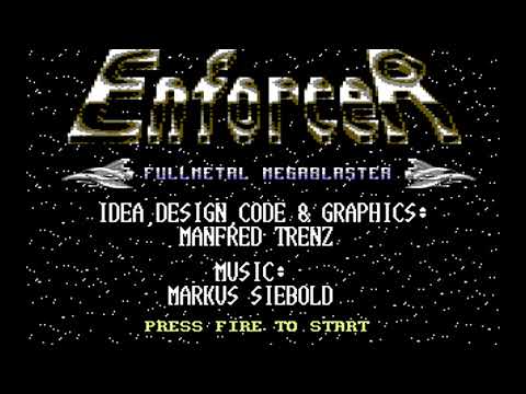 The Best of Retro VGM #1514 - Enforcer: Fullmetal Megablaster (Commodore 64) - Title Screen