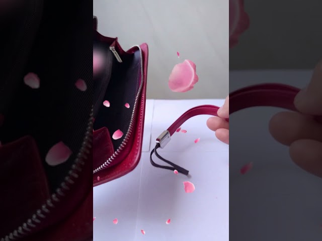 Vídeo relacionado con PIERRE CARDIN Billetera de mujer de cuero genuino, bonita, grande, espaciosa, de cuero, regalo, billetera con tarjetero, porta billetes, billetera para niñas, rojo, L, Elegante