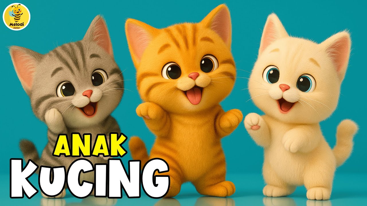 Lagu Anak Anak - ANAK KUCING MEONG MEONG - Lagu Anak & Balita Terbaru Viral