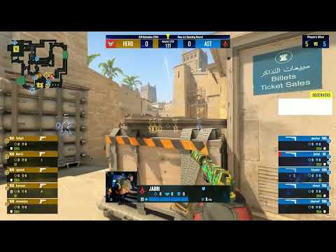 Heroic vs. Astralis - Map 1 [Mirage] - IEM Katowice 2024 - PISTOL ROUND