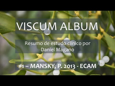 Miniatura: Viscum album estudo clínico Mansky 2013