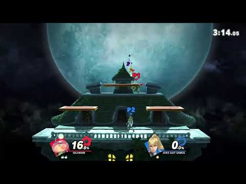 Olimar vs Zero Suit Samus Online Match