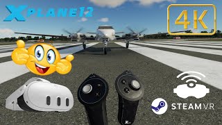 Deaf-2030 X-Plane 12 Beechcraft King Air C90B l Quest 3  😋