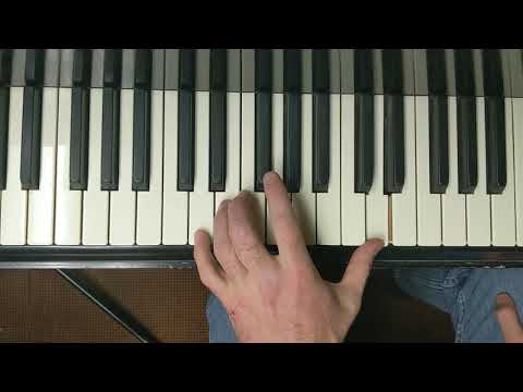 Walking Bass Line for Piano (Left Hand)