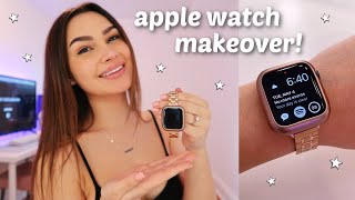 how to give your apple watch a makeover | metal band review *easy & cheap!*
