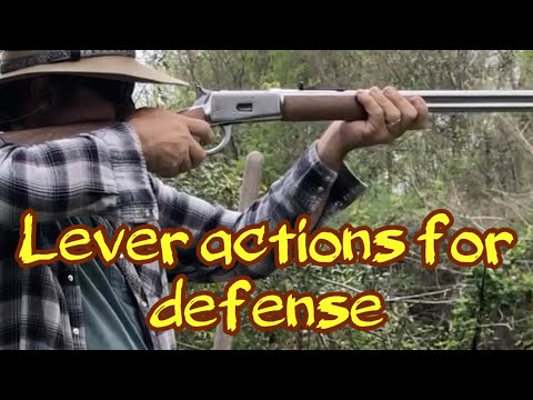 Lever actions are a good choice for defense, Lever action home defense