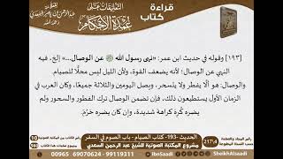 189 - الحديث -193- كتاب الصيام - باب الصوم في السفر من شرح الشيخ السعدي على عمدة الأحكام image
