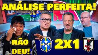 FOI NO SUFOCO! BRASIL 2x1 JAPÃO Olha o que a imprensa falou... BRASIL CLASSIFICADO!