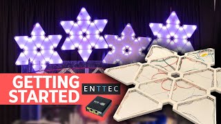 Building an LED Snowflake for Christmas | Enttec OCTO MKii Controller & ELM LED Mapper
