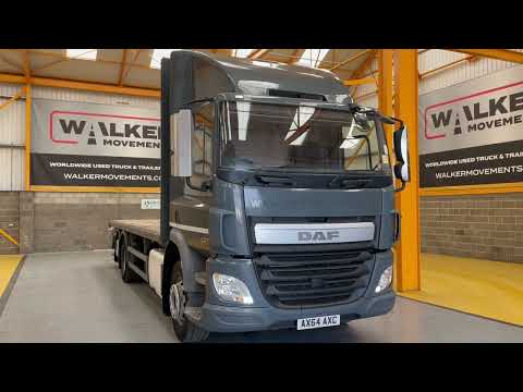 New In Stocklist For Sale: DAF CF290 *EURO 6*, 6X2 FLATBED – 2015 – AX64 AXC