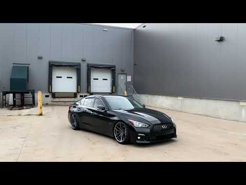 ‘15 Q50s Lowered on Niche Vossos